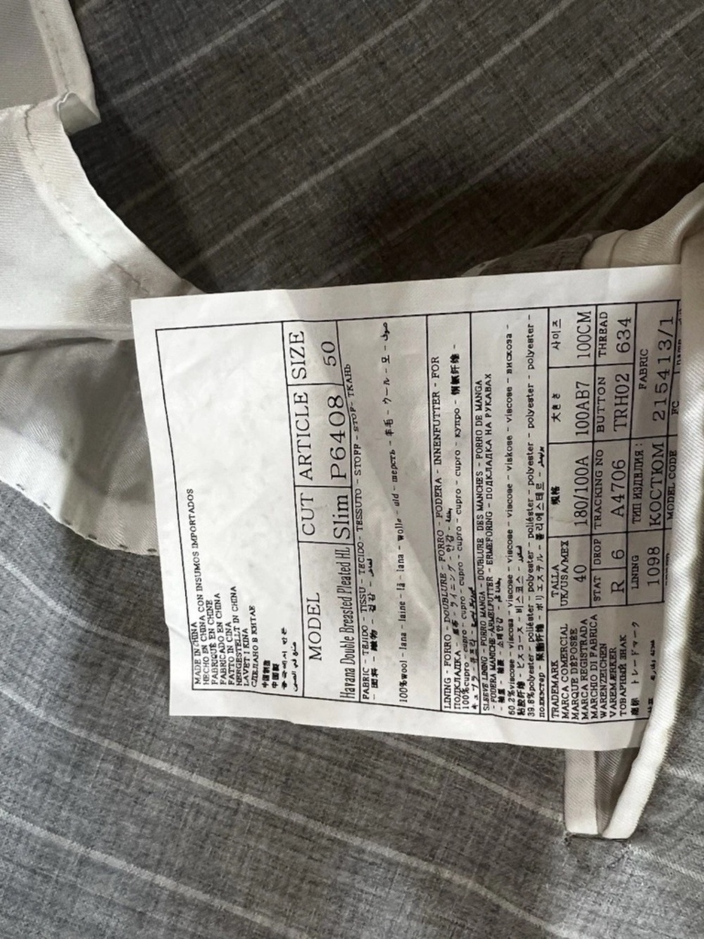 Suitsupply Double Breasted Havana Blazer US Size 40 Regular - Picture 8 of 10